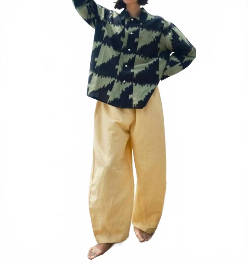 NEW NIKKI CHASIN contessa wide leg pant in butter